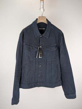 Tom Ford Denim Jacket in Indigo Blue Brand New with Tags XXXL